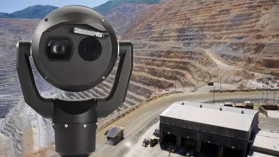 Sistema de monitoreo para mineria, cámara MIC Bosch, mineria, Sistema de monitoreo Bosch para rajos abiertos